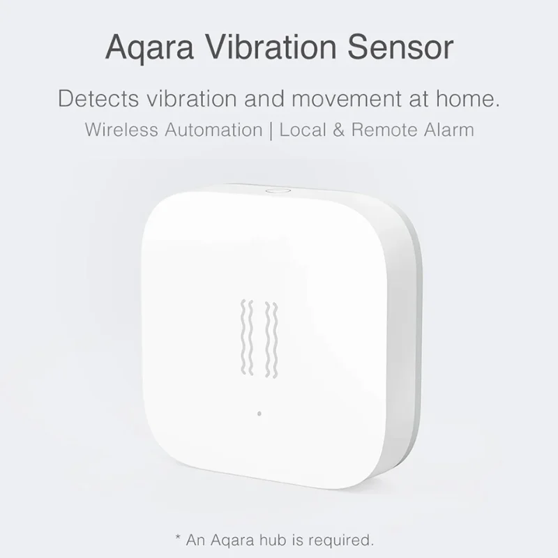 Aqara Smart Vibration Sensor Zigbee Motion Shock Sensor Detection Alarm Monitor Built In Gyro For Home Safety For Xiaomi MI Home