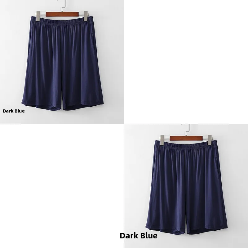 2 pieces dark blue (men modal shorts)
