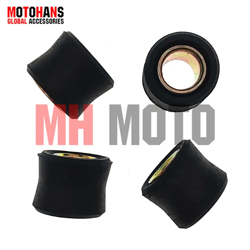 4PCS/SET M12 25*21*12MM MOTORCYCLE PARTS SCOOTER REAR SHOCK ABSORBER BUSHING RUBBER SLEEVE WHEEL DAMPER BUSH BUSHING