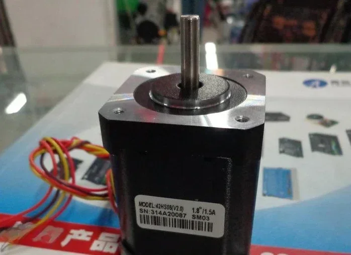 High Torque 42HS08 Stepper Motor 42x42mm NEMA 17 200 Steps/Rev Hybrid Motor for CNC Router & 3D Printer