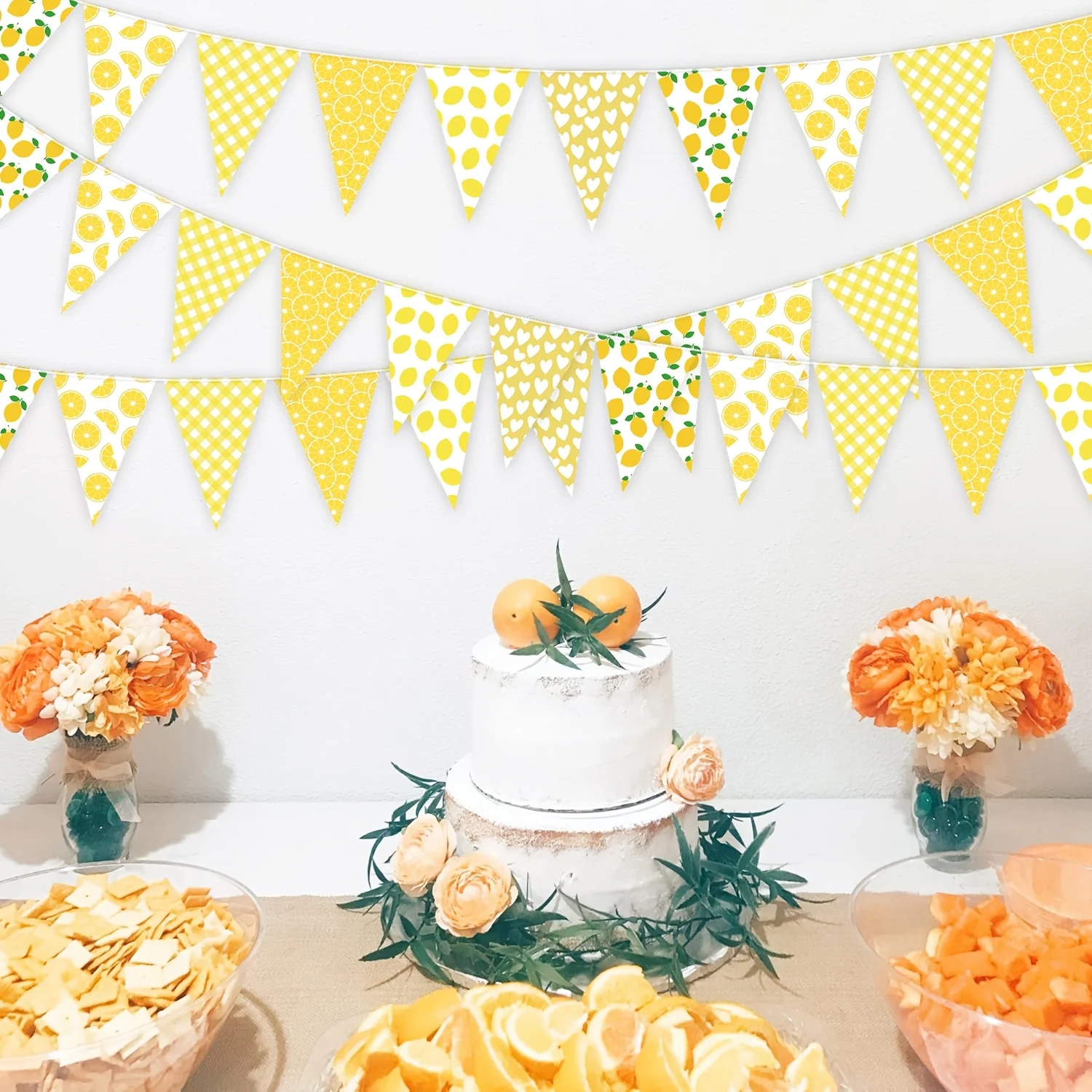 

12-Pack Lemon Party Decorations, Vivid Yellow Design, Perfect for Birthdays, Summer Celebrations & Holiday Decor