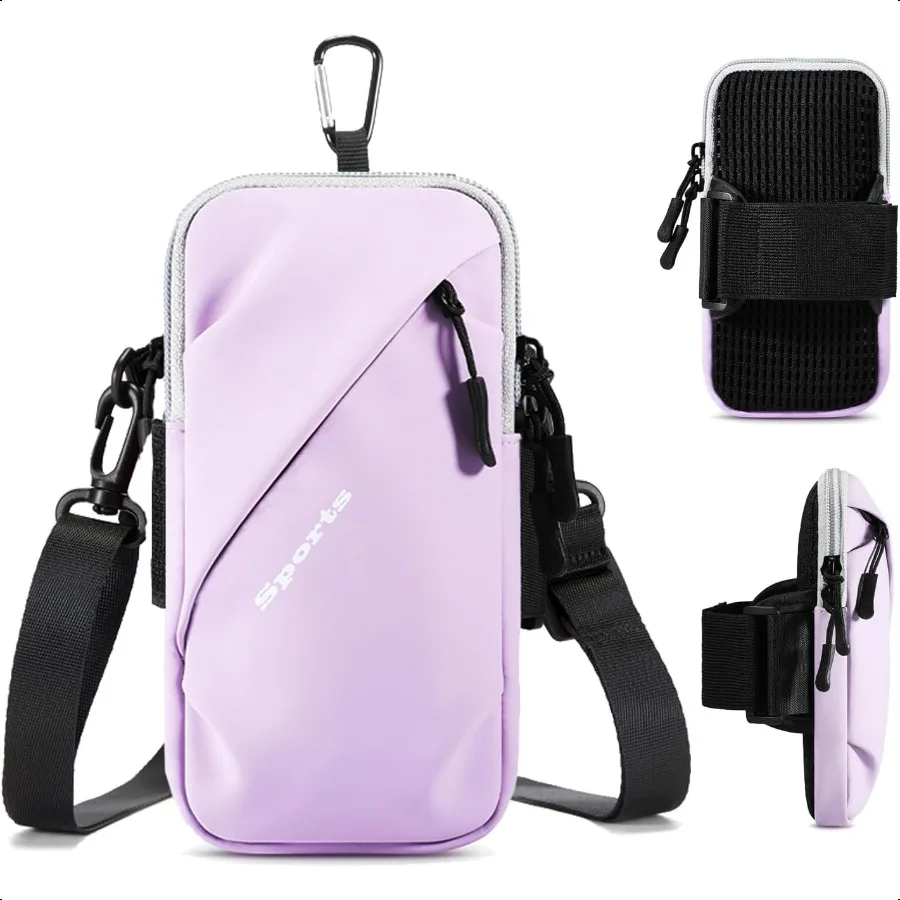 

Phone Holder Arm Bands Small Crossbody Shoulder Holsters Bag with Arm Band Fits iPhone and All Cell Phones Use for Running Walk