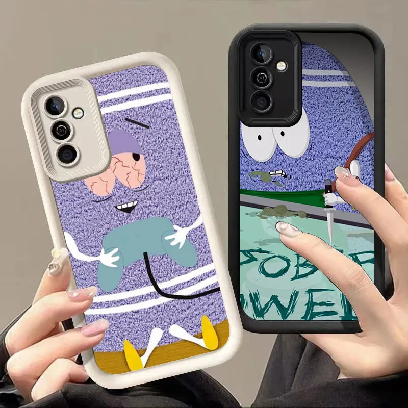 S-South Park Towelie Phone Case For Samsung Galaxy A03 A04 A05 A10 A20 A21 S A04E A06 A11 A30 A50 M12 M22 M54 5G