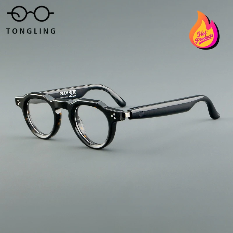 

Fashionable Men HighQuality Acetate Women Bluetooth Can Be Translated Glasses Frame Support Custom Logos And Prescription Lenses