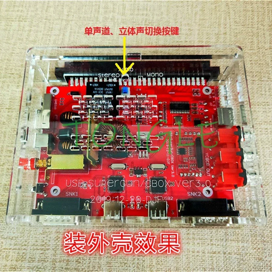 JAMMA To USB Joypad and SNK DB15 Gamepad, Super CBOX V3.0 Converter with MD2 RGBS for Any Arcade Game, PCB SNK Motherboard, New