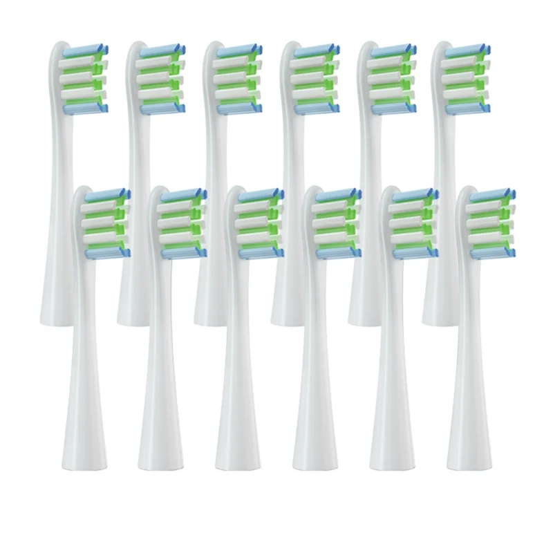 

12PCS Replacement Brush Heads for Oclean X PRO/ Z1/ F1/ One/ Air 2 /SE Soft DuPont Deep Cleaning Nozzles, B