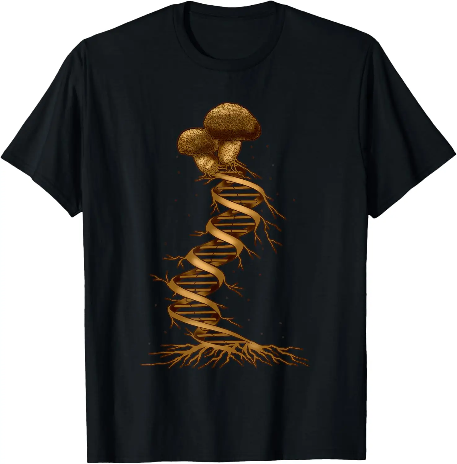 Футболка Mushroom Cottagecore DNA Mycology Shroom Hunter