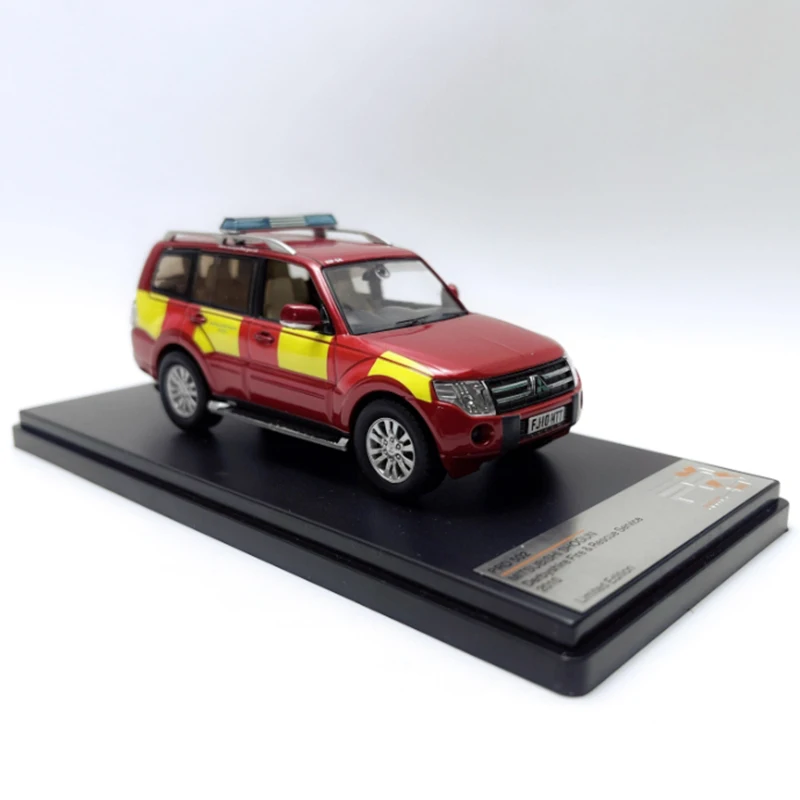 IXO Diecast escala 1:43 PAJERO motor de bomberos modelo de coche de aleación colección de simulación terminada decoración niño regalo juguete pantalla estática