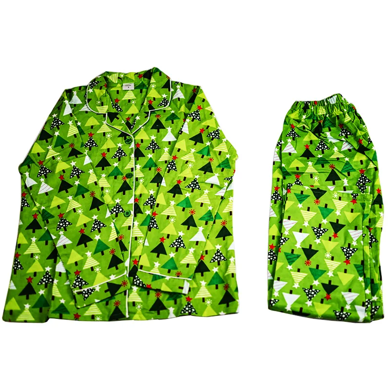 

Plus Size Women's Xmas Cotton Pajama Set Cozy Holiday Sleepwear & Festive Loungewear for Home Comfort