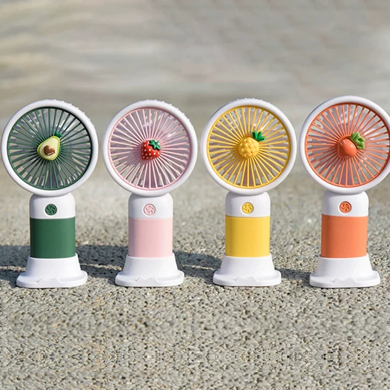 Mini Portable Fans Handheld USB Rechargeable Mobile Phone Holder Fan Air Cooler Outdoor Travel Hand Fans Cooling Fan