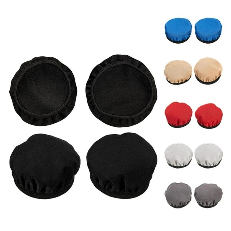 2 Stück Universal Fit Stoff-Ohrabdeckungen Flexs Stoff Headset-Ohrabdeckung bleiben hygienisch E74A – Detail 10