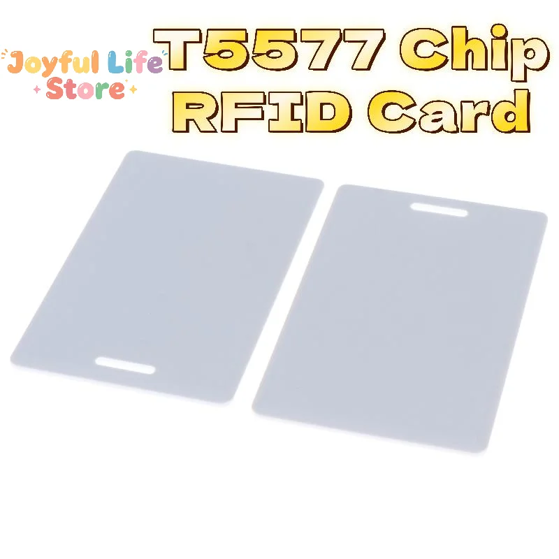 Hot 1/3Pcs Copy Rewritable Duplicate 125Khz RFID T5577 Writable Thick Card RFID T5577 Blank Card Chip Cards