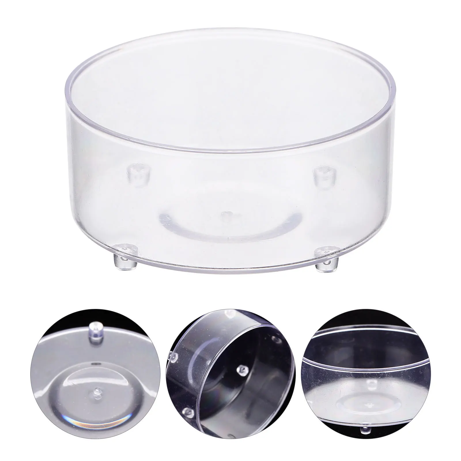 

30Pcs Transparent Reptile Food Cups Acrylic Material Durable Safe Perfect Size for Reptiles Reptile Bowl Tank Accessory