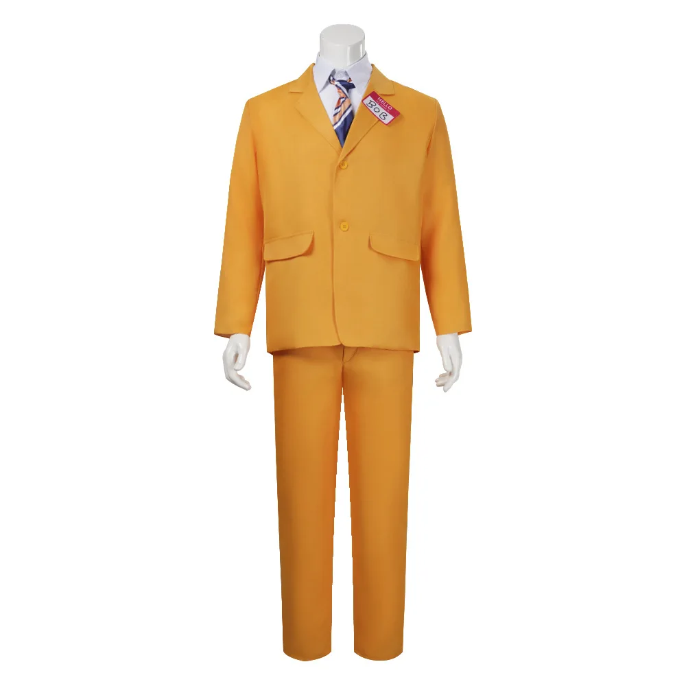 

Костюм для косплея BOB из фильма, униформа BOB, костюм с галстуком для мужчин, наряд, маскарадный карнавальный костюм на Хэллоуин