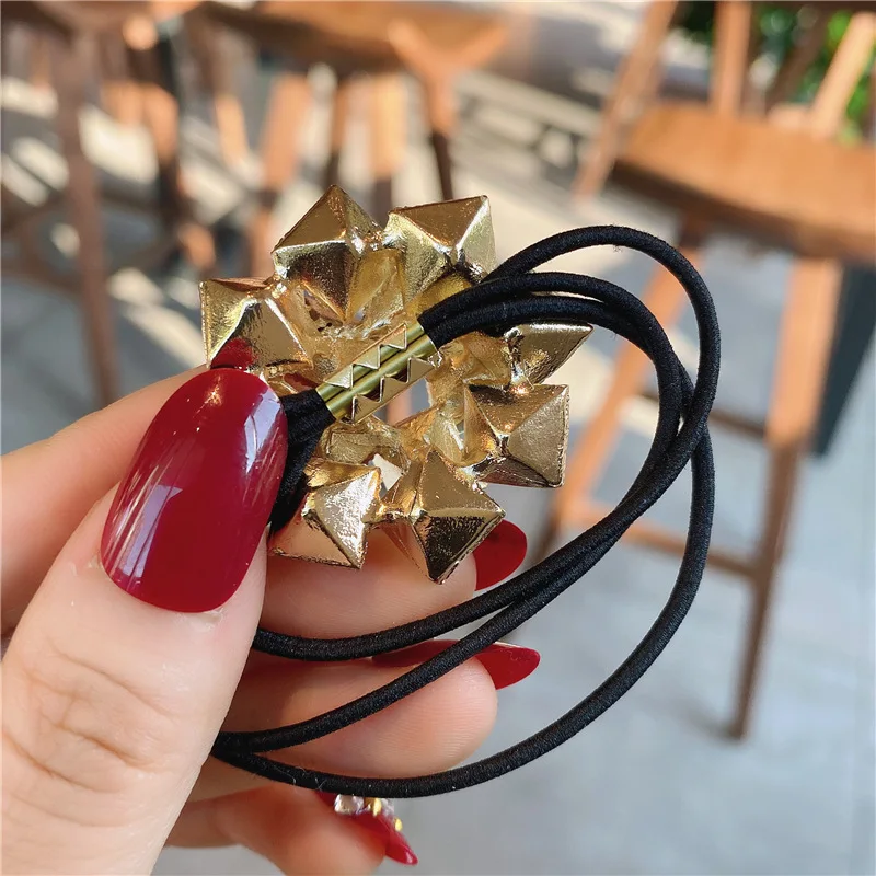 ยางมัดผมคริสตัลหรูหรา ประดับด้วยเพชรเทียม สำหรับผู้หญิงและเด็กผู้หญิง อุปกรณ์เสริมผม ที่รัดผมหางม้า