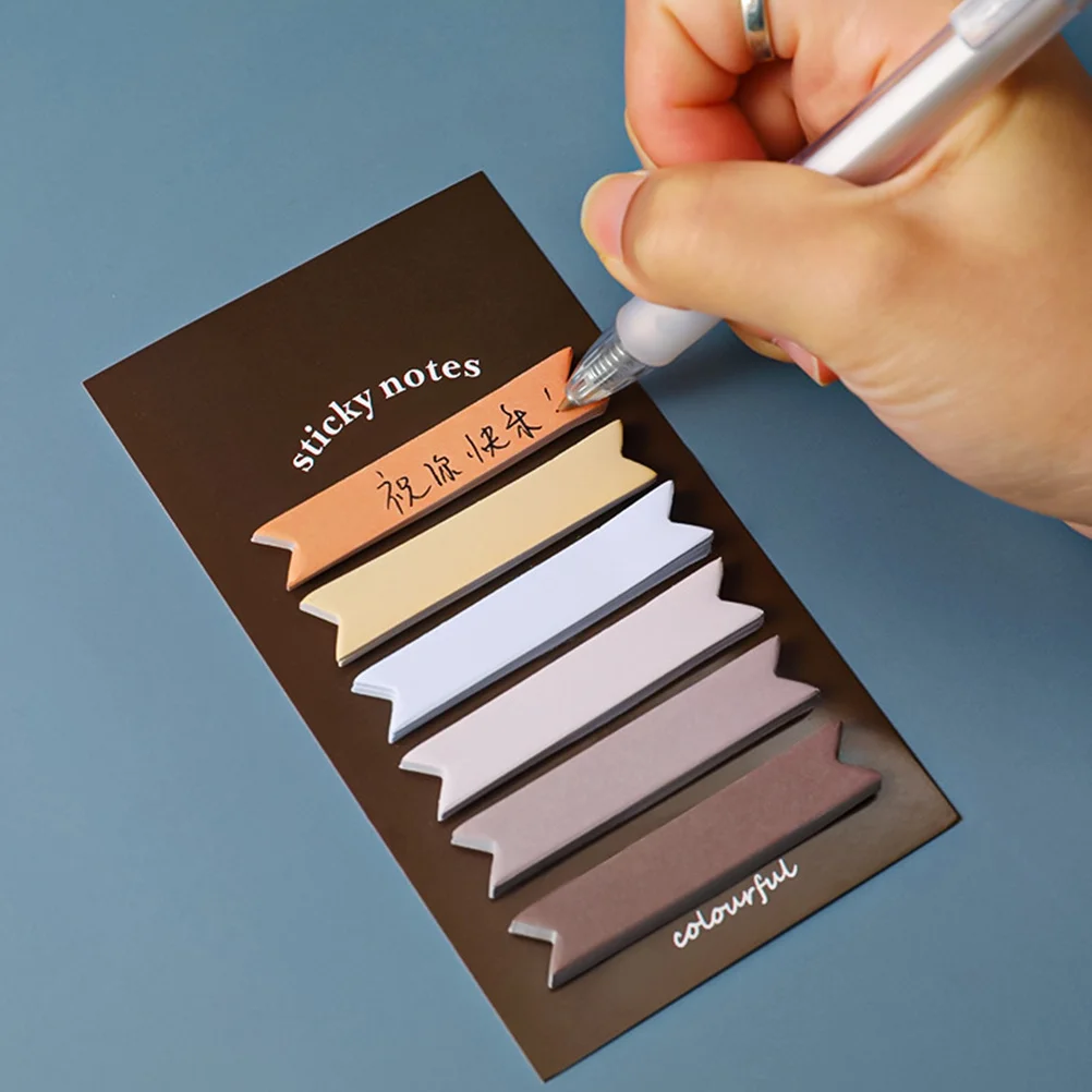 8Sets Message Notes Pads Sticky Memo Stickers Self-Stick Notepads Portable Lightweight for Various Uses Self-Stick Notepads