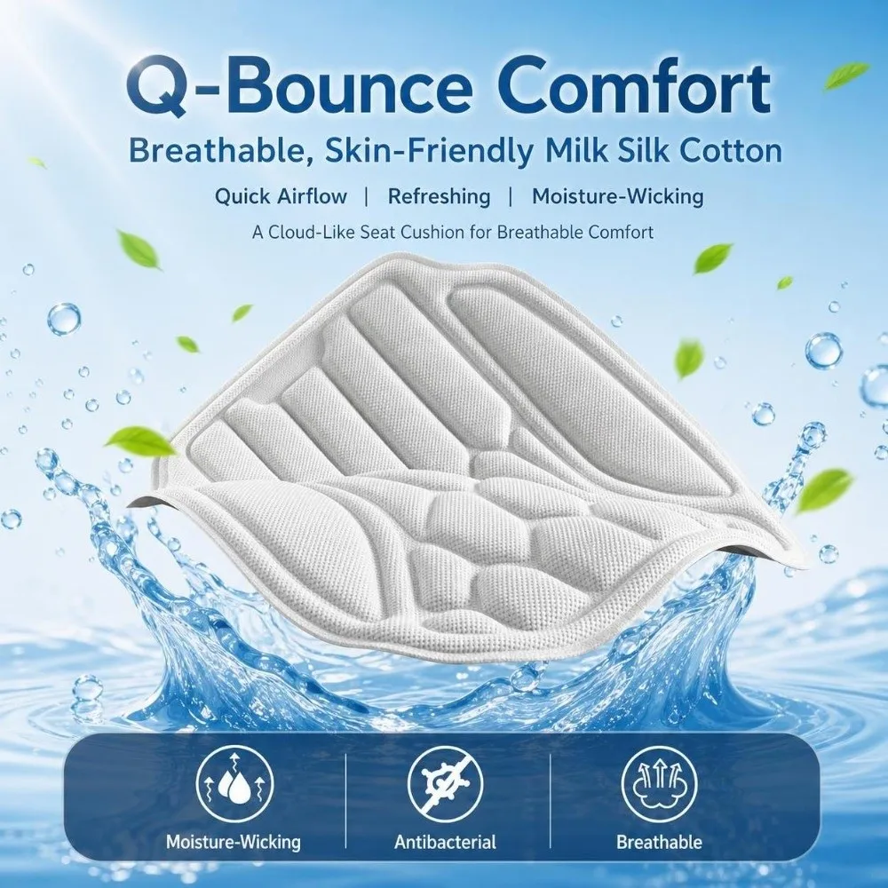 Affordable Luxury Universal Car Seat Cushion Breathable Washable Auto Seat Pad Non‑slip Durable Car Seat Protector Interior