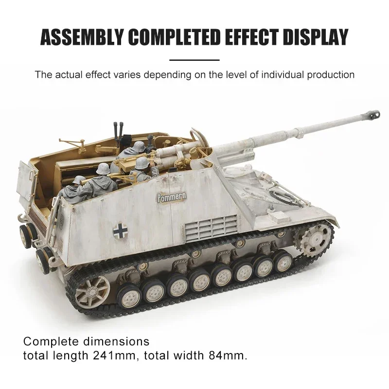 TAMIYA assembled tank model kit 35335 German Nashorn self-propelled anti tank gun 1/35