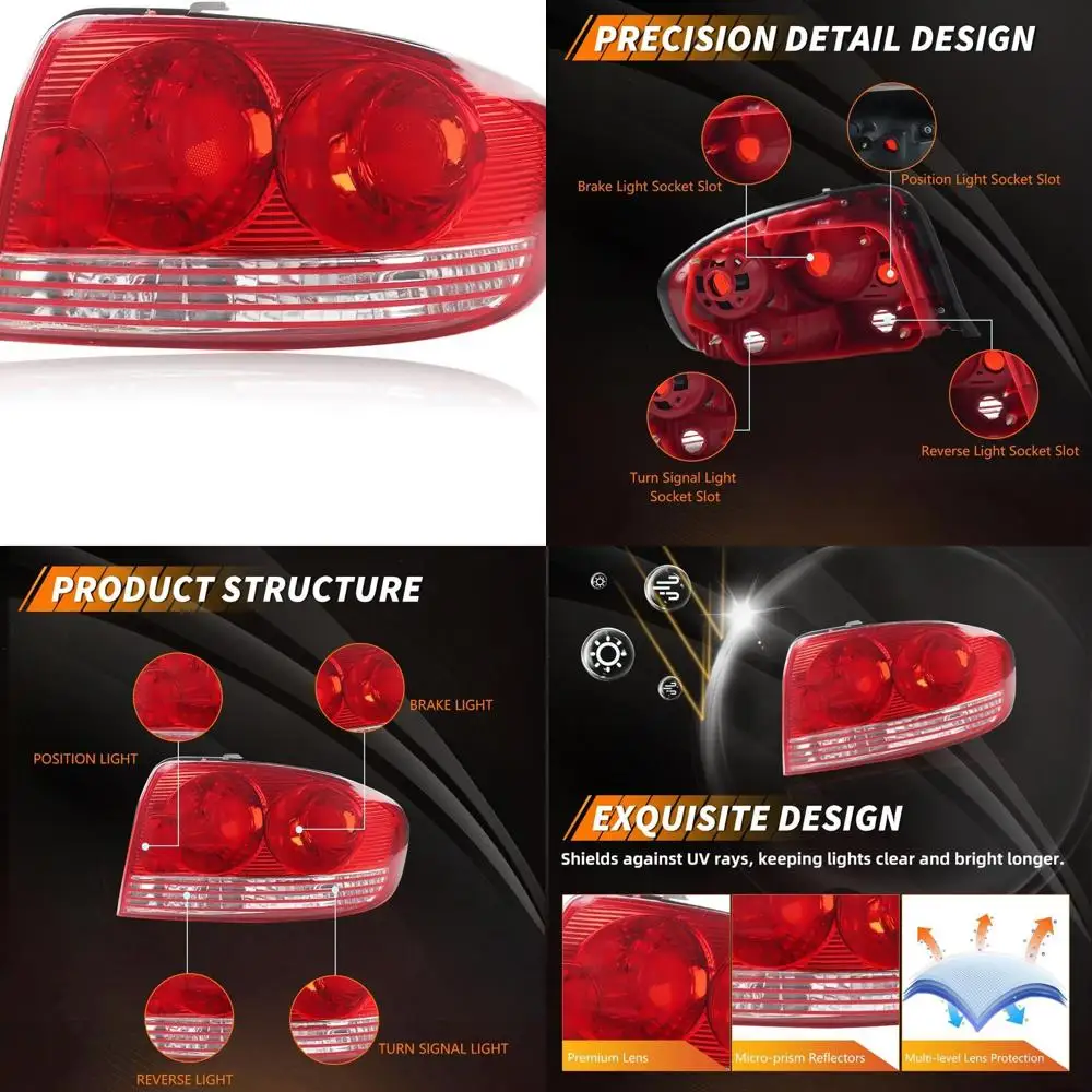 

Hyundai Sonata 2004-2008 Задний бампер со стороны пассажира с тормозом, указателем поворота и фонарями заднего хода (без лампочек), 1 шт.