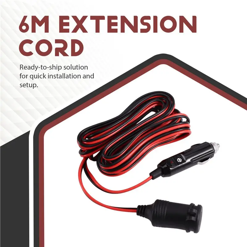 [NEW!A25P】 16 AWG Lighter Female Socket For Vehicles And Ships Extension Cord Power Socket For Vehicle-Mounted Use