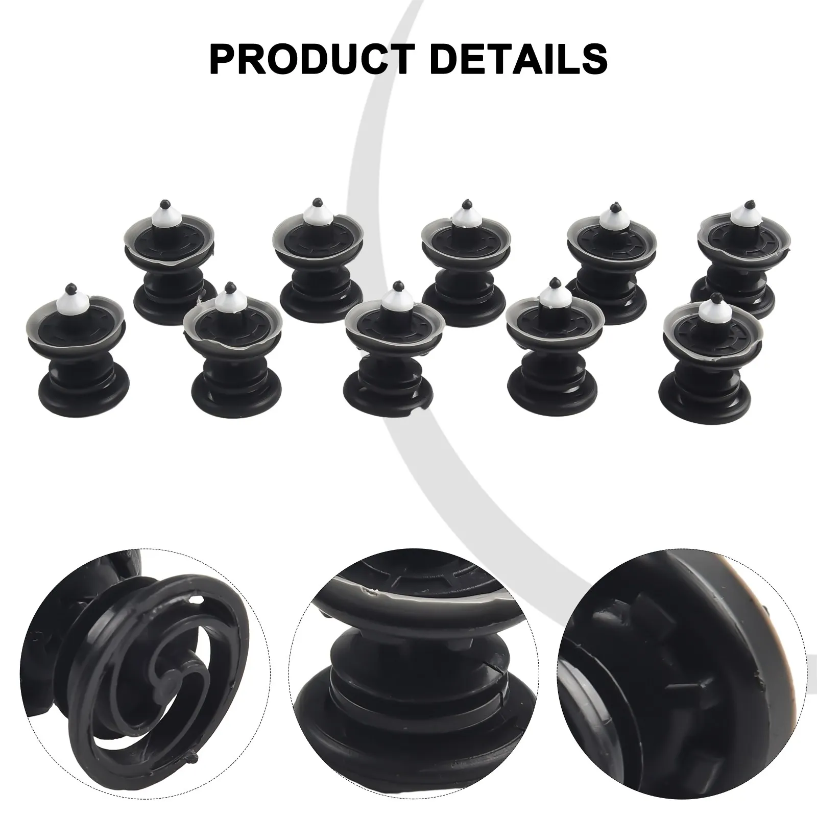 30pcs Car Interior Door Panel Push Type Clips For PASSAT For SCIROCCO For Porsche CAYENNE Plenum Push Type Clip #7L6868243