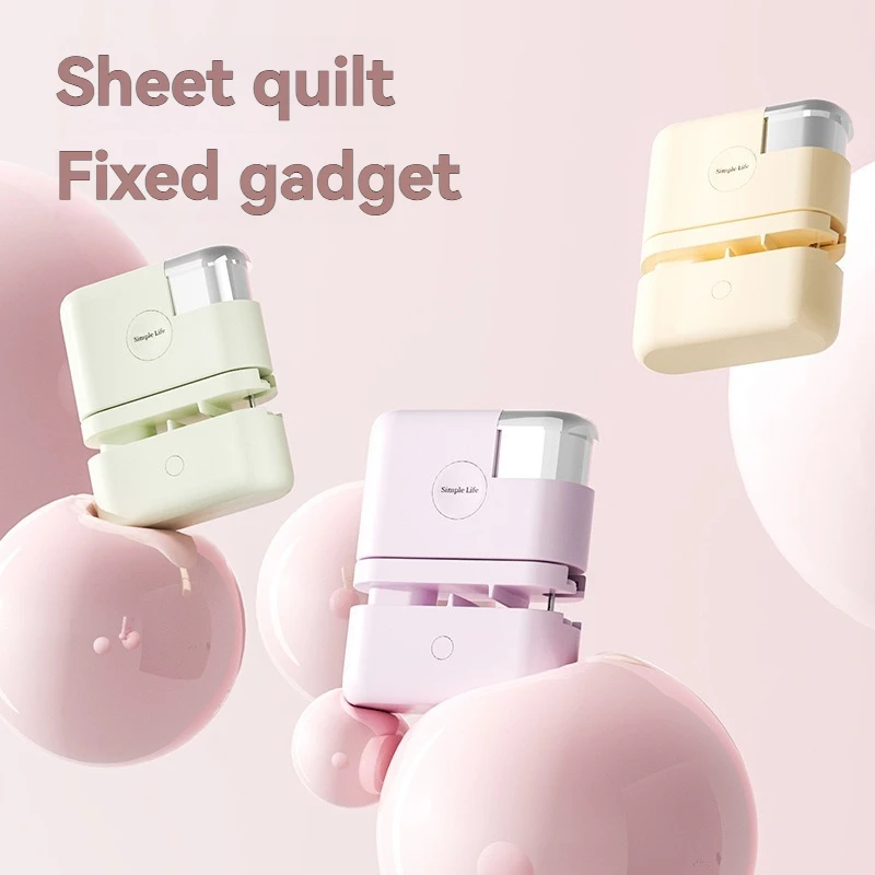 Detachable Staple Style Bed Sheet Fixing Clips Safe Pinless Quilt Duvet Cover Holder Household Bedding Anti-run Device