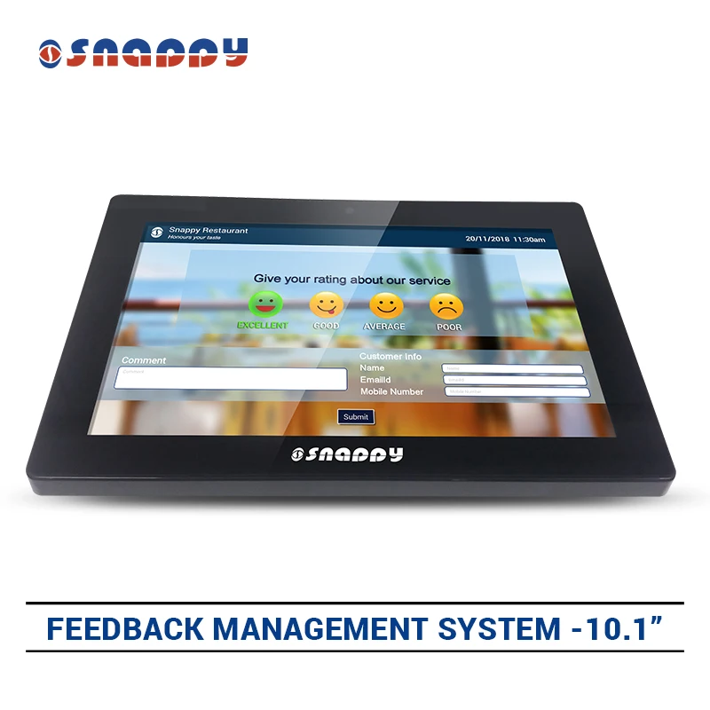 10.1 Inch Feedback Management System with Software Customer Feedback Machine