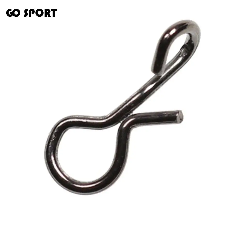 Connect Fly Fishing Snap Quick Change Stainless Steel Connect Snap for Flies Hook Quick Snap High Carbon Steel