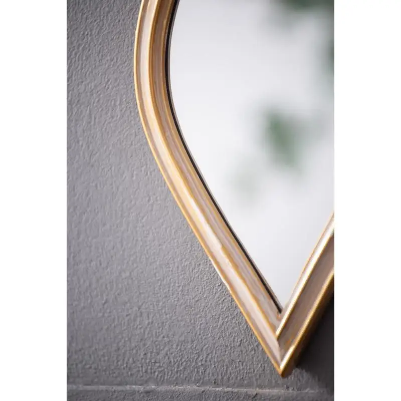 مجموعة من 2 مرايا حائط صغيرة مزخرفة، 4.5 × 9.5 بوصة، لهجة أنيقة لديكور المنزل #5