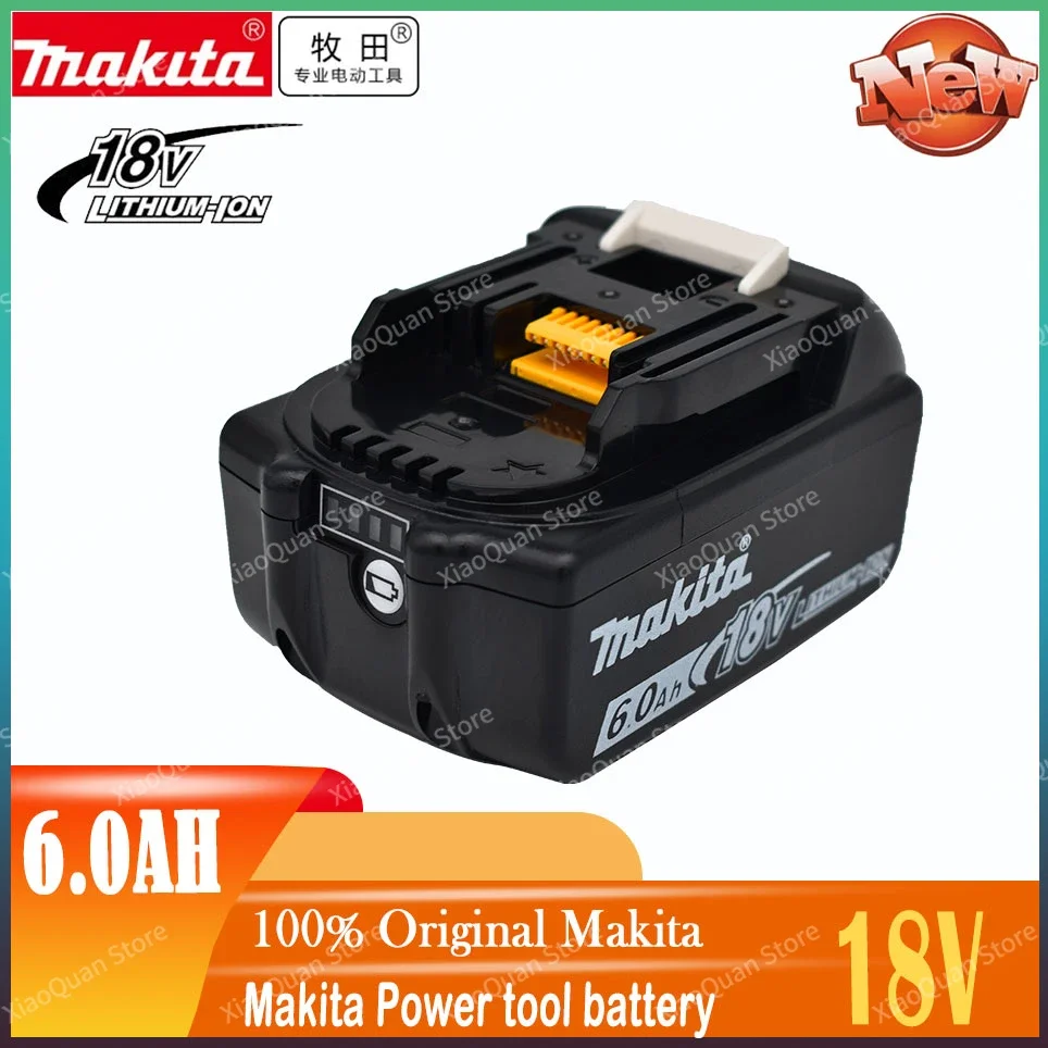 

Makita Original 18V Makita 6.0Ah Li-Ion Rechargeable Battery 18v drill Replacement Batteries BL1830 BL1840 BL1850 BL1860B