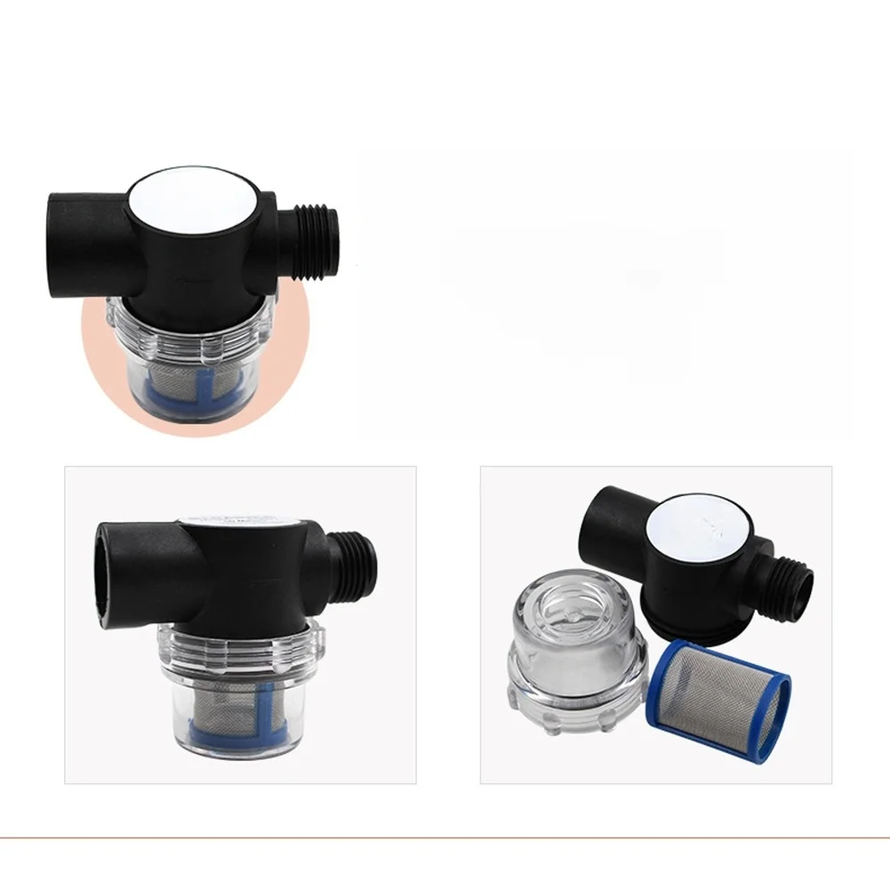 

Female Thread Strainer 1 2 NPT Filter For Demanding Environments Black Tool-free Setup 50 Mesh Filtration Rate