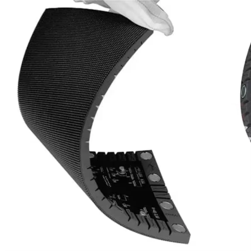 Pantalla LED creativa para interiores, Panel cilíndrico Flexible para publicidad, P2.5, P2