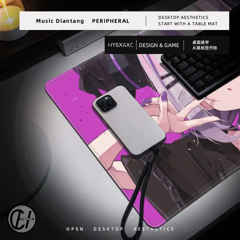 1200x600 Hololive La Darknesss Mousepad Laptop Anime Girl Kawaii Table Mat Anti Slip Office Keyboard Mouse Pad Large Mouse Mats