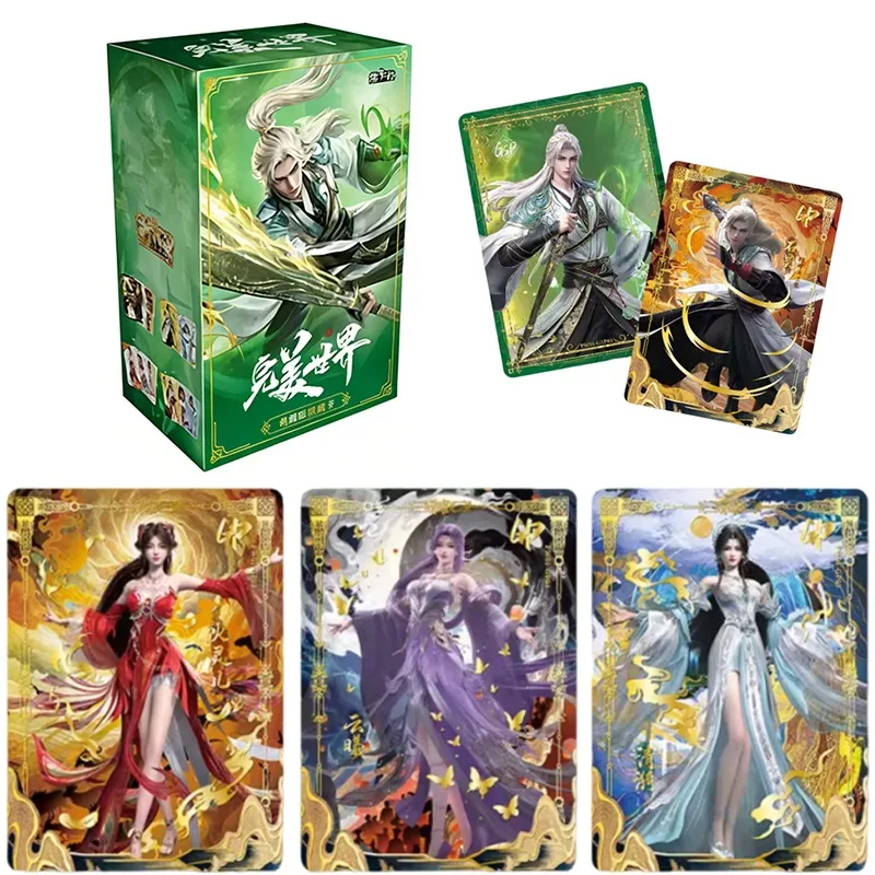 genuine-cardfun-perfect-world-anime-collection-edition-collectible-cards-movie-peripherals-blind-box-mini-cards-holiday-gifts