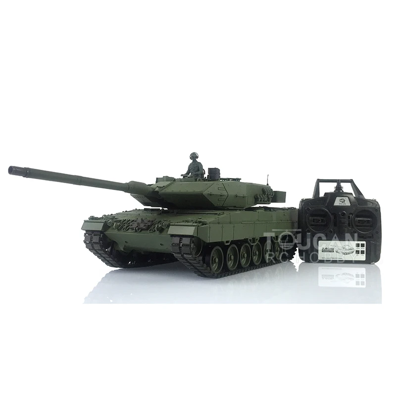 HENG LONG 1/16 Zielony 7,0 2,4 GHz Plastikowy model czołgu Ver Leopard2A6 RTR RC 3889 TH19253-SMT4