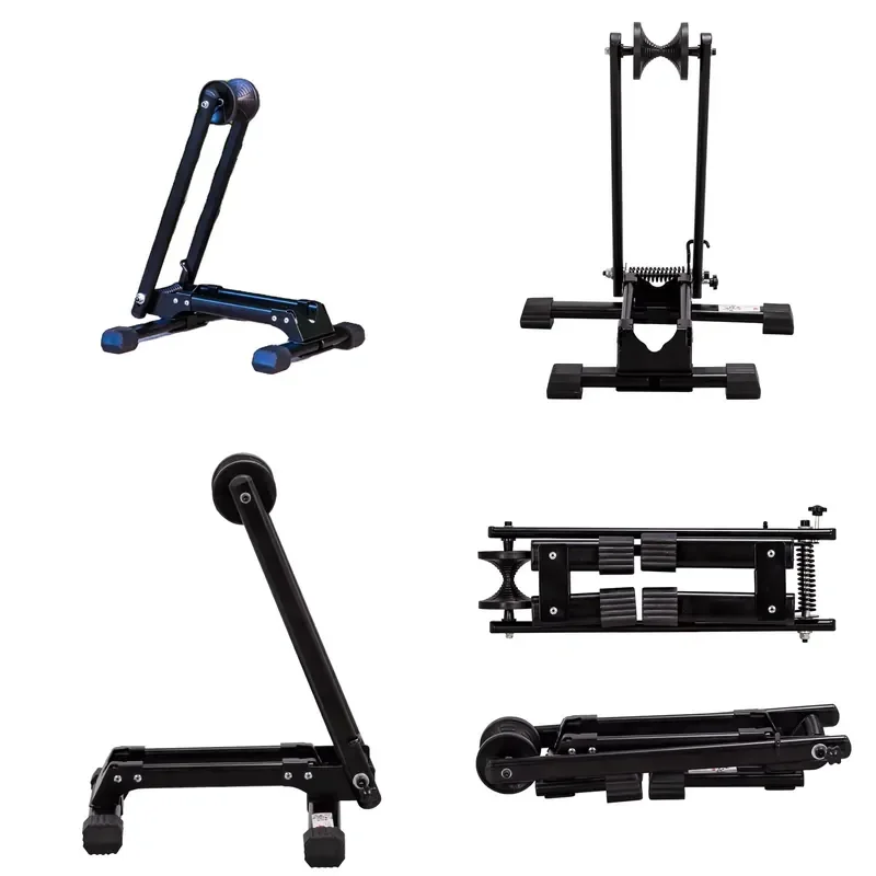 HONGSEN Portable Foldable Steel Bike Rack for Mountain Bike Storage & Repair Universal Cycling Accessories