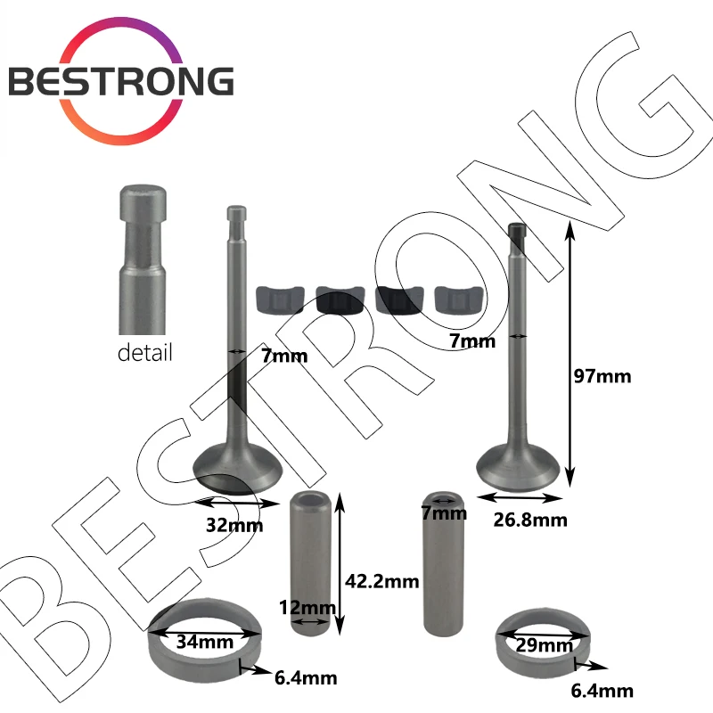 Ventil kit für R175 R175A R180 R180A diesel motor ersatzteile