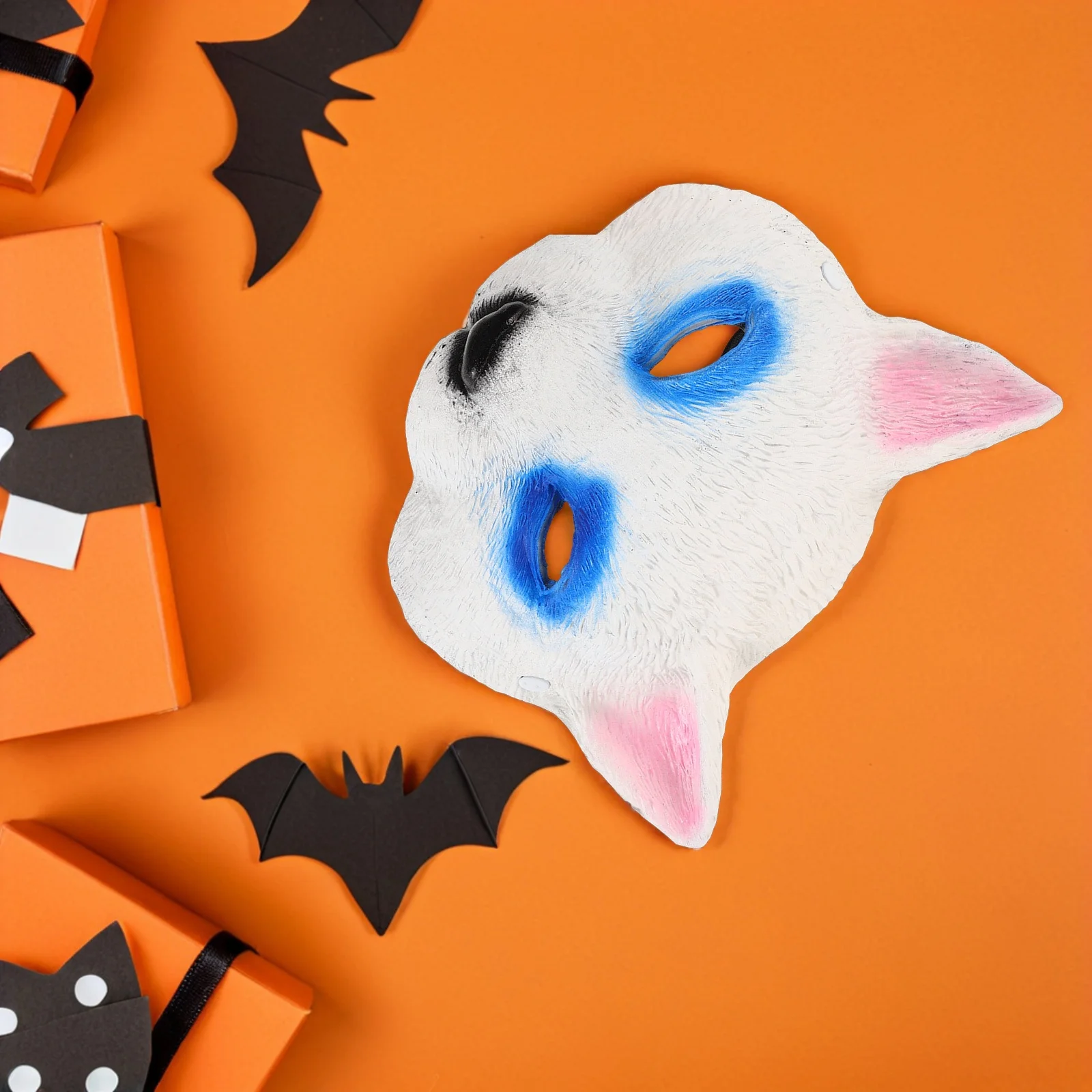 

3D Realistic Cat Mask for Halloween Party Cosplay Animal Face Masquerade Dress Up Costume Accessory Unique Style