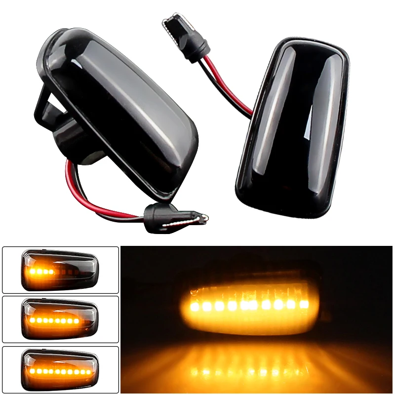 

2PCS for Citroen Xantia Break/XM/XM Break/Xsara Break Coupe/ZX Break - LED Dynamic Side Marker Lights Turn Signal Blinker Lamp