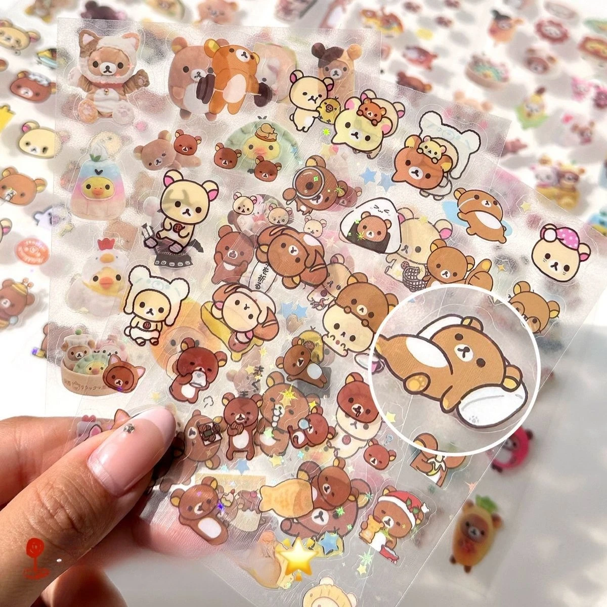 Naklejki Rilakkuma dla Dzieci