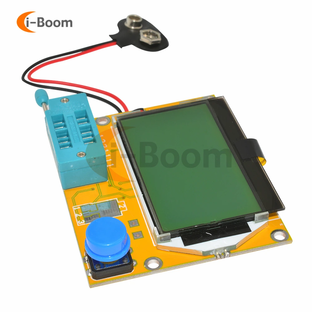 LCR-T4 Transistor Tester Diode Triode Capacitance Meter ESR Meter Automatic Detection NPN PNP SCR Inductance LCD Display