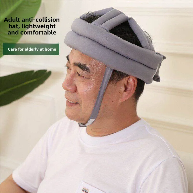 

Adult Anti-Collision Hat Elderly Protection Home Safety Helmet Middle-Aged And Elderly Head Protection against Falls And Bumps