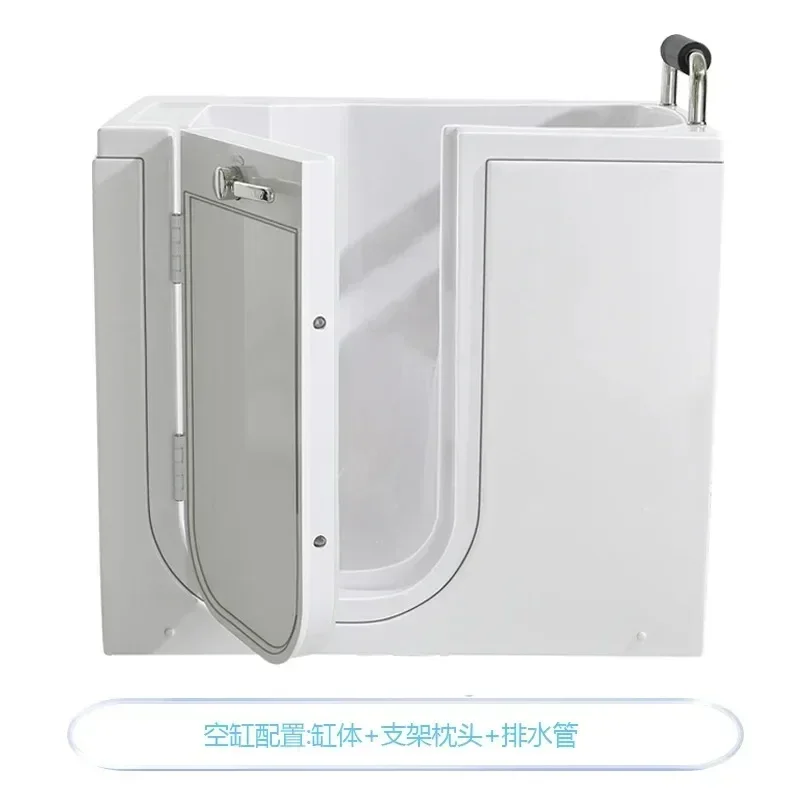 Barrier-free side door walk-in home seated acrylic Jacuzzi constant temperature intelligent