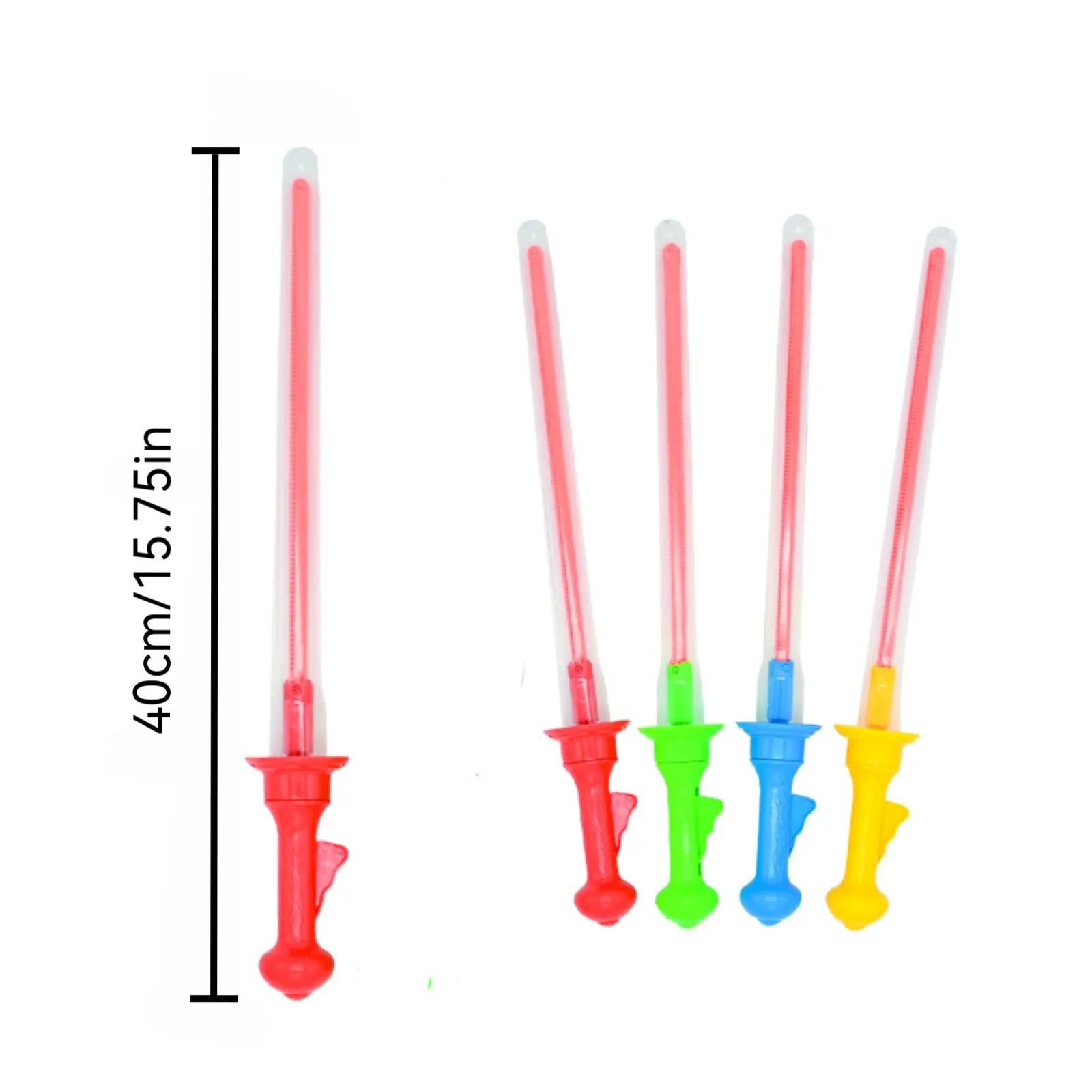 40cm cor aleatória espada bolha ocidental diversão das crianças bolha soprando brinquedos educativos presente de aniversário para crianças