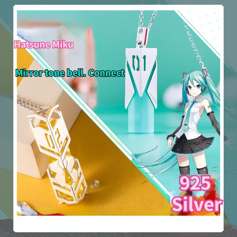 Hatsune Miku Animation Surrounding Popular Pendant Jewelry Lovely V Family Jingyin Gemini Delicate Gift Box Girl Gift Necklace