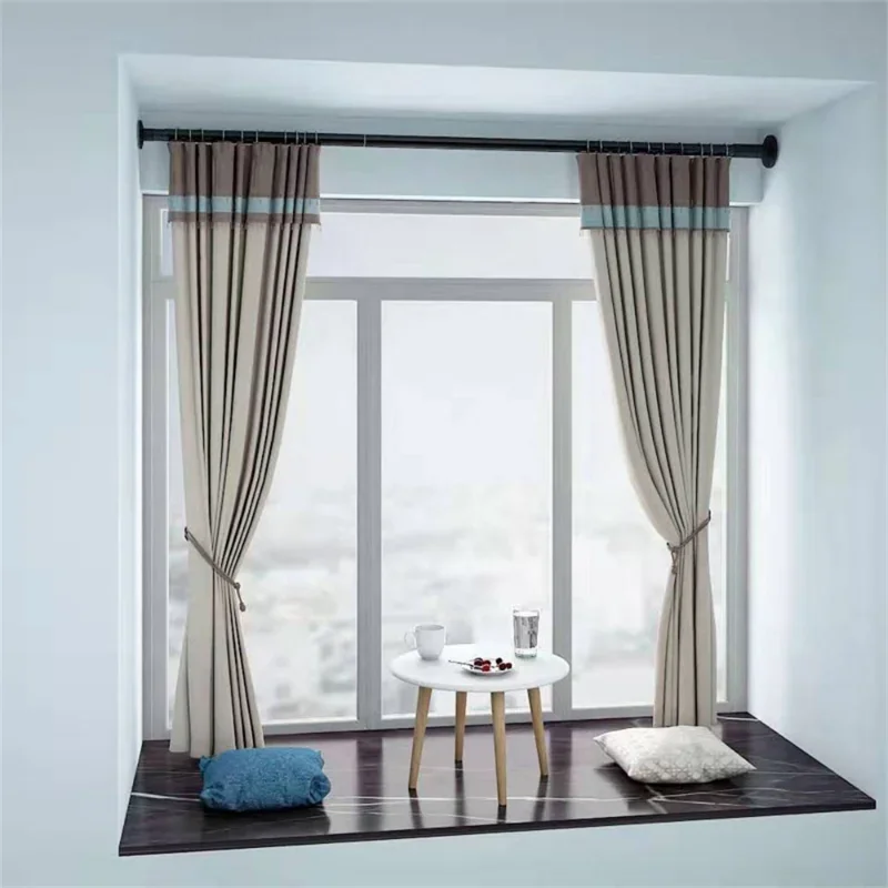 Extendable Telescopic Curtain Rod Rail Wardrobe Closet Clothes Towel Hanging Pole Bathroom Shower Clothes Hanger Towel Bar