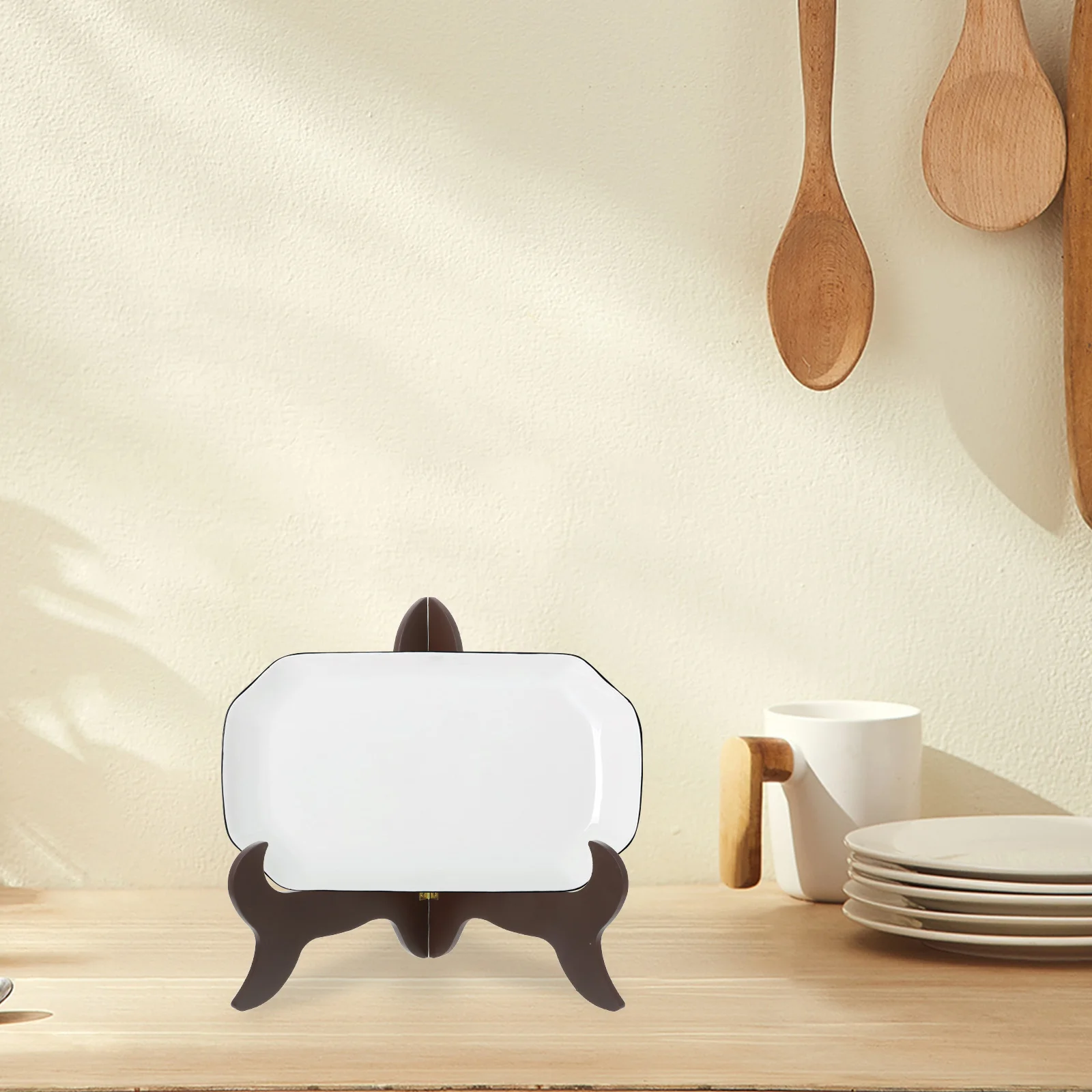 

Display Stand Plate Holder Retro Decor Holders for Displaying Decorative Lovers