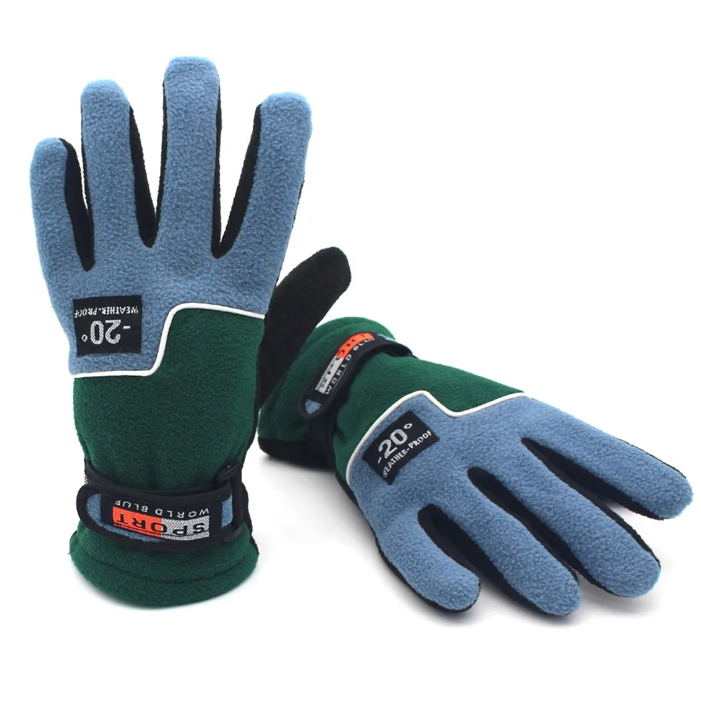 Cold Verde-Gants de neige optiques thermiques, mitaines chaudes, chauffe-mains, coupe-vent, épais, doigt complet, automne, hiver