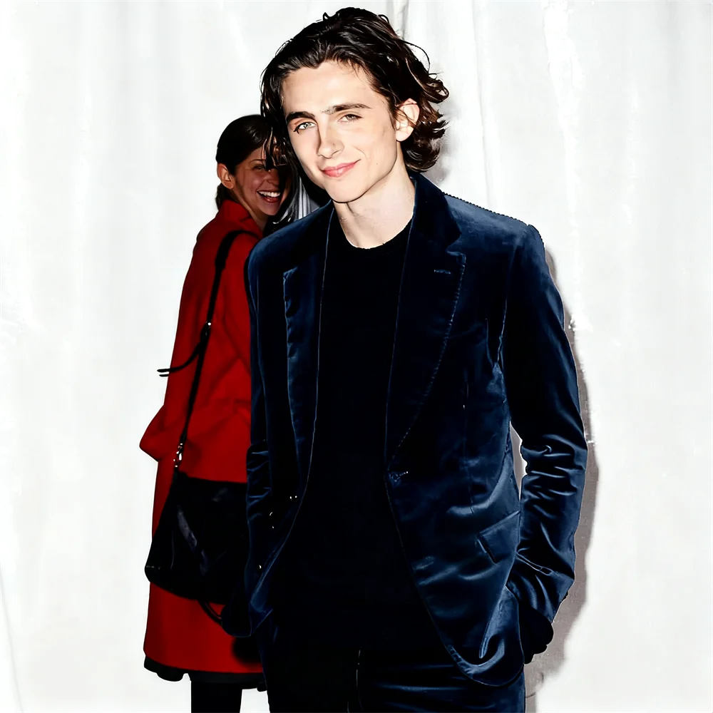 Costume 2 pièces en velours pour hommes, texture exceptionnelle, comprenant un costume et un pantalon, des occasions de fête et de mariage