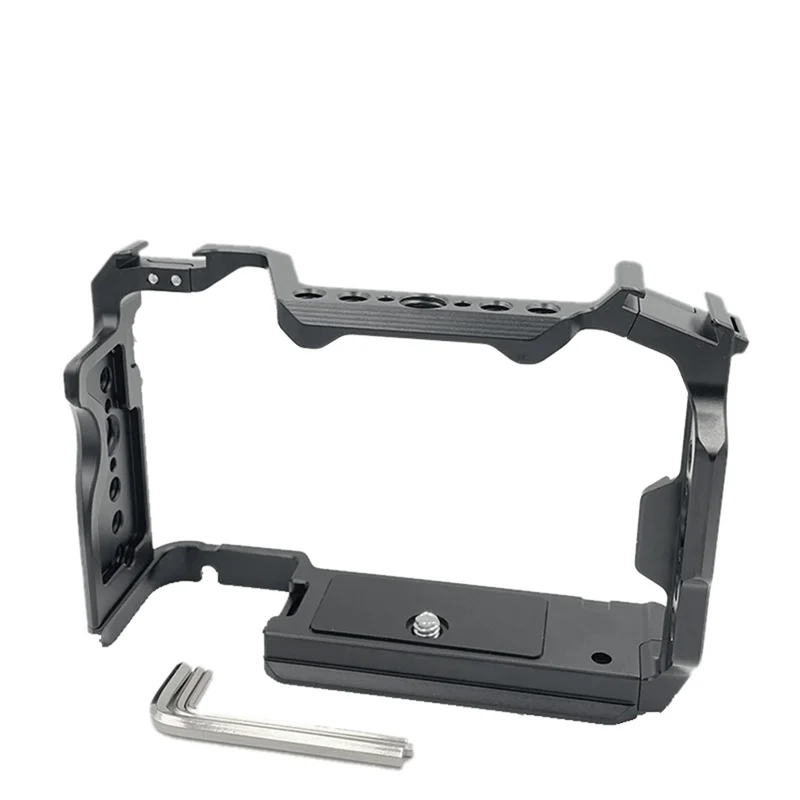 A19E-Full Camera Cage Rig Protective Frame For Sony A7C2 A7CR A7CM2 A7CII DSLR Tripod Cold Shoe Mount